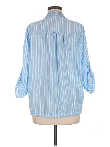 Three Stars 3/4 Sleeve Button-Down Shirt (view 2)