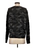 Aqua 100% Cashmere Camo Black Cashmere Pullover Sweater Size S - photo 2