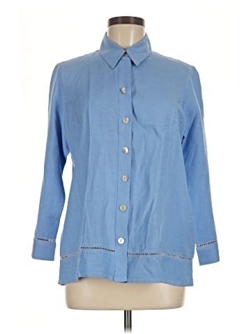 Soft Surroundings Long Sleeve Button-Down Shirt (view 1)