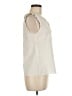Boden 100% Polyester Solid Ivory Sleeveless Blouse Size 6 - photo 4