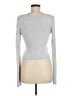 Aeropostale 100% Nylon Silver Pullover Sweater Size M - photo 2