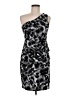 En Focus Studio 100% Polyester Camo Silver Cocktail Dress Size 6 - photo 1