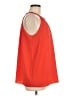 Adrienne Vittadini 100% Polyester Orange Sleeveless Blouse Size M - photo 4