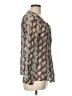 Greylin 100% Viscose Gray Long Sleeve Blouse Size L - photo 4