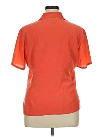 Robbie Bee Short Sleeve Silk Top (view 2)