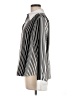 Como 100% Polyester Stripes Black Long Sleeve Blouse Size M - photo 5