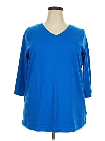 Woman Within 3/4 Sleeve T-Shirt (view 1)