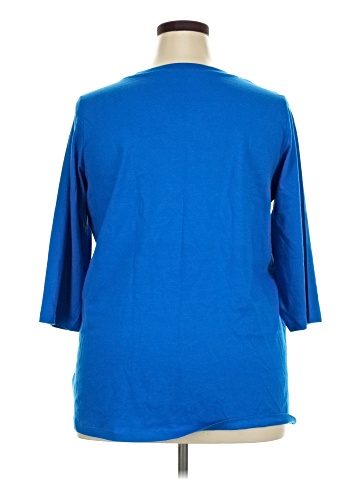 Woman Within 3/4 Sleeve T-Shirt (view 2)