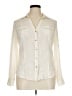 Cache Ivory Long Sleeve Silk Top Size XL - photo 1