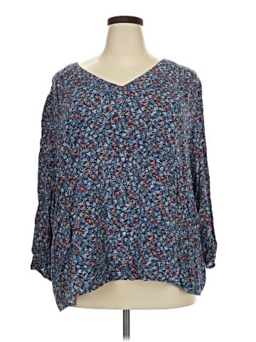 St. John's Bay 3/4 Sleeve Blouse (view 1)