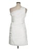Calvin Klein 100% Polyester Silver Cocktail Dress Size 14 - photo 2