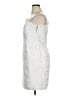 Calvin Klein 100% Polyester Silver Cocktail Dress Size 14 - photo 5