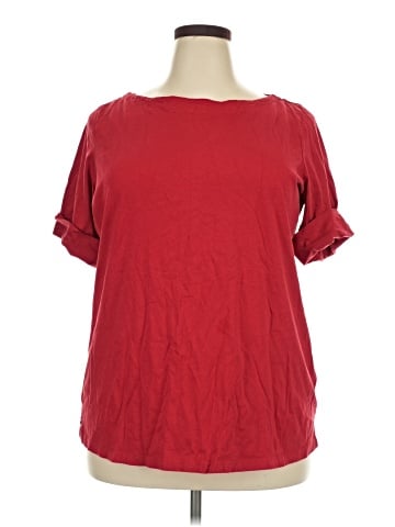Woman Within 3/4 Sleeve T-Shirt (view 1)