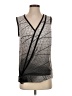 Calvin Klein 100% Polyester Gray Sleeveless Blouse Size XS - photo 1