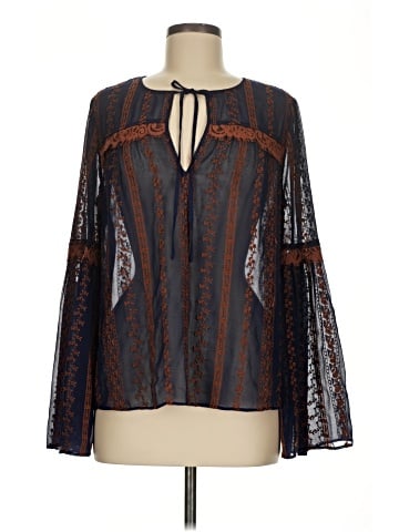 BCBGMAXAZRIA Long Sleeve Blouse (view 1)