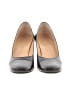 Chanel 100% Leather Gray Interlocking CC Logo Pumps Size EU 36 (wide) - photo 2