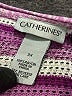 Catherines 100% Rayon Stripes Multi Color Purple Cardigan Size 3X - photo 7