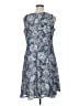 Perceptions Paisley Blue Casual Dress Size XL - photo 2
