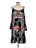 Mystree Print Black Casual Dress Size L - photo 1
