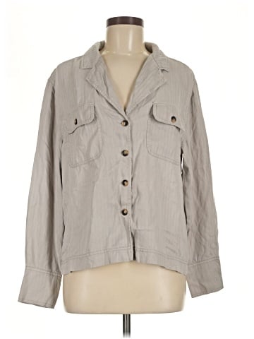 Max Jeans Long Sleeve Button-Down Shirt (view 1)