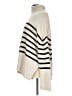Gap 100% Cotton Stripes Ivory Turtleneck Sweater Size L (tall) - photo 5