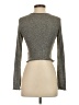 American Eagle Outfitters Metallic Gray Cardigan Size S - photo 2