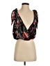 Free People 100% Polyester Black Sleeveless Blouse Size S - photo 1
