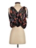 Free People 100% Polyester Black Sleeveless Blouse Size S - photo 2