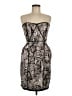BCBGMAXAZRIA Paisley Gray Cocktail Dress Size 6 - photo 1
