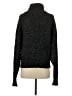 Ganni Metallic Black Turtleneck Sweater Size S - photo 2