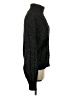 Ganni Metallic Black Turtleneck Sweater Size S - photo 4