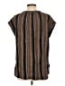 Dylan 100% Cotton Brown Short Sleeve Henley Size L - photo 2