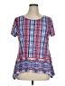 Ruby Rd. Blue Short Sleeve T-Shirt Size XL - photo 1