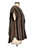 Dylan 100% Cotton Brown Short Sleeve Henley Size L - photo 4