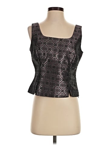 Victor Costa Sleeveless Blouse (view 1)