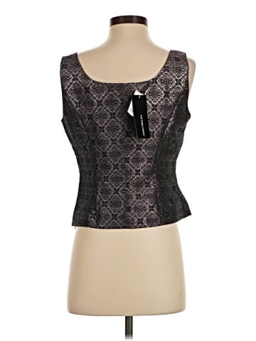 Victor Costa Sleeveless Blouse (view 2)