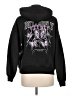 Shein 100% Polyester Black Zip Up Hoodie Size M - photo 2