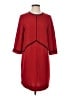 Zara Basic Chevron-herringbone Red Casual Dress Size S - photo 1