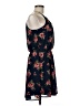 Blue Rain 100% Polyester Floral Blue Casual Dress Size M - photo 4
