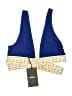 Versace Graphic Blue Greca Crossover Swimsuit Top Size 2 - photo 2