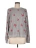 Lucky Brand Stars Gray Pullover Sweater Size M - photo 1