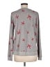 Lucky Brand Stars Gray Pullover Sweater Size M - photo 2