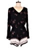 Mudd 100% Rayon Paisley Black Romper Size M - photo 1