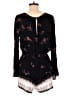 Mudd 100% Rayon Paisley Black Romper Size M - photo 2
