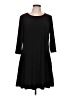 Nik and Nash Solid Black Casual Dress Size L - photo 1