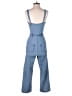 Rewash 100% Cotton Solid Blue Jumpsuit Size XS - photo 2