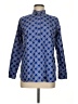 Lands' End Argyle Blue Long Sleeve Blouse Size 6 (petite) - photo 1