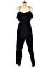 Topshop Solid Black Jumpsuit Size 8 - photo 2