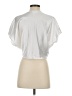 Renee C. Solid White Silver Sleeveless Blouse Size S - photo 2