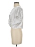 Renee C. Solid White Silver Sleeveless Blouse Size S - photo 5